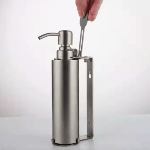 Distributeur de savon rechargeable chrome poli